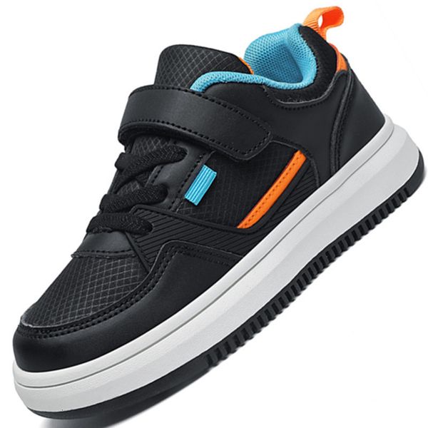 

safety shoes autumn mesh casual leather boys girls white baby toddler sport sneakers tenis kids children infant breathable 230418, Black;brown