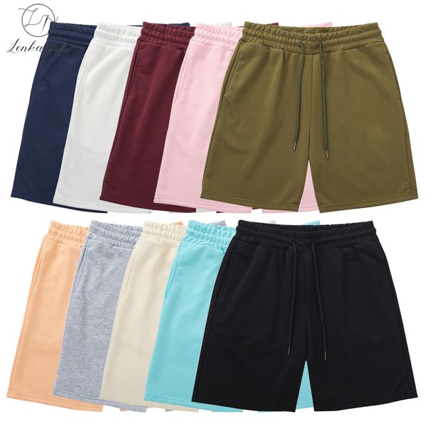 

men's shorts grey sweat cotton for men oversize gym jogger running black sweatshorts summer solid plain color casual loose 2023 230418, White;black