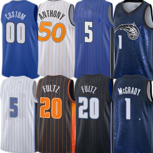 

new city 75th basketball jerseys 50 cole anthony 4 jalen suggs mo 5 bamba dwight 12 howard 1 jonathan fultz isaac 14 paolo banchero 5 franz, Black;red