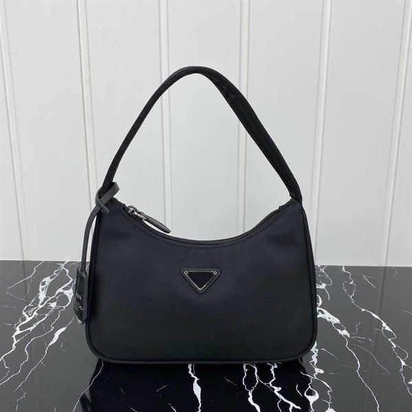 

quality hobo underarm shoulder bags fashion parachute fabric nylon handbags tote luxury designer moon shaped middle evening bag wo2777