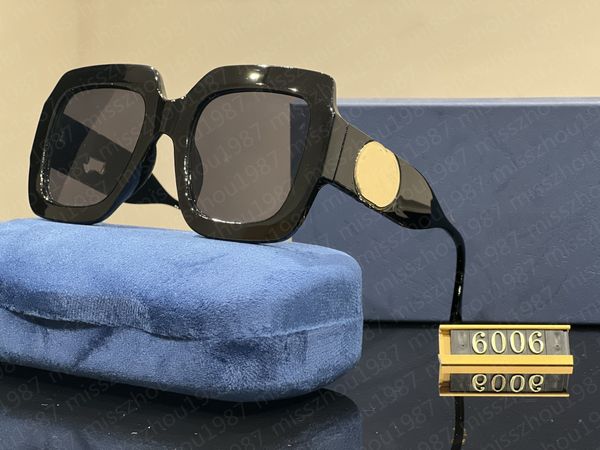 

6006s 008 54mm oversized square black women sunglasses new with tags box mixed color glittered gradient oversized square sunglasses, White;black