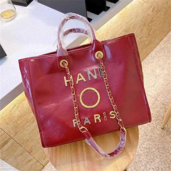 

50% off handbags women's luxury beach metal pearl letter badge tote bag small leather large chain wallet ptln