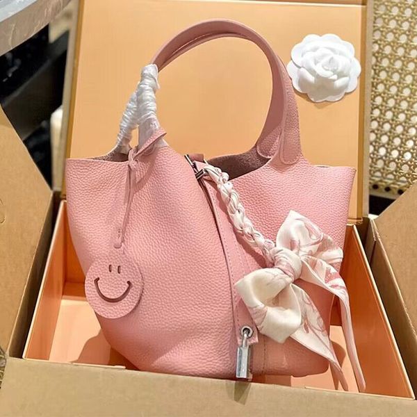 

fashion picotin lock basket bag bucket bag mini totes purses designer woman handbag crossbody clutch summer travel beach shopping duffle boo