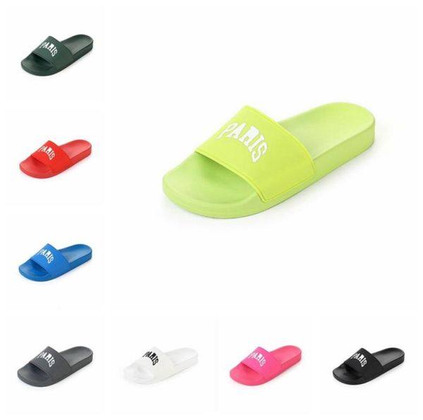 

mens womens fashion flat slippers cities pool logoprint rubber slides size euro 35454329066, Black