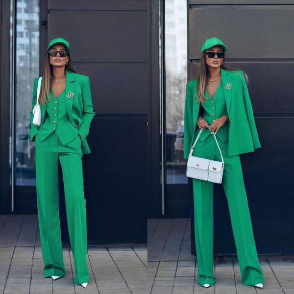 

spring suit new jacket casual trousers three-piece elegant women pants suit manager office outfits fashion blazer, Black;red