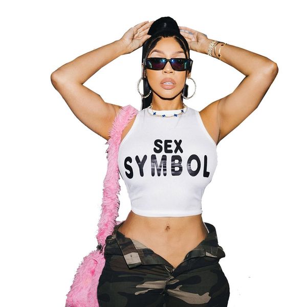 

new designer tank summer women sleeveless letters print tees casual black white pullover crop bulk items wholesale clothes dhl shipping 97