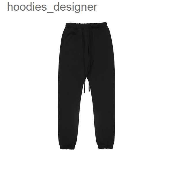 

hoodies designer mens essentail hoodie long sleeve pullover essentail hooded loose sportwear essen pant letter hoody woman men fashion style, Black