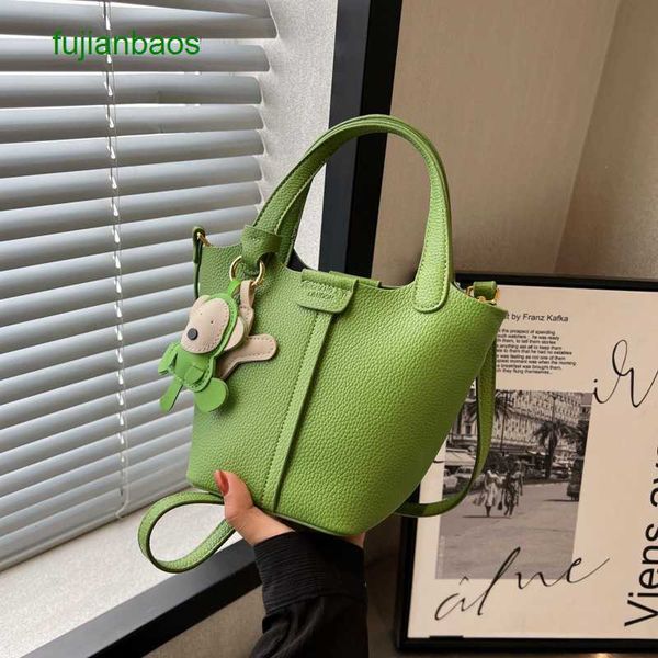 

hemres picotn handbags 2023 summer new versatile fashion design bucket bag net red shoulder candy color sweet crossbody, Black