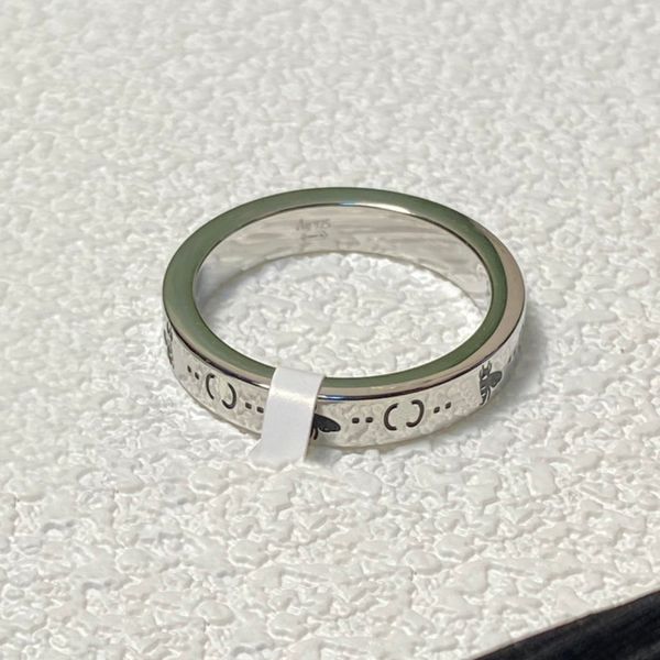 

never fade designer ring band rings bee pattern charming women gift love titanium steel 925 silver new jewelry design party wedding ring jew