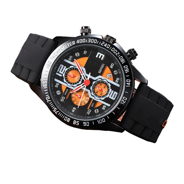 

Men's watch Top AAA luxury new men's sports watch Super Run high-quality watch black rubber strap