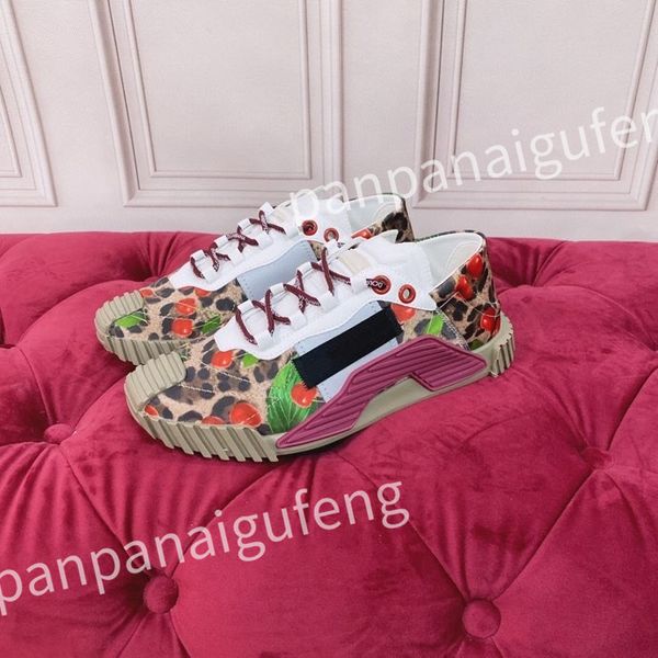 

new vintage casual shoes calfskin reflective sneaker designer mens women sneakers fashion shoes shoe leather trainers, Black