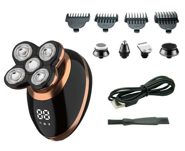 

multi grooming kit electric shaver razor for men lcd display beard hair trimmer rechargeable bald head shaving machine 220521440308210469