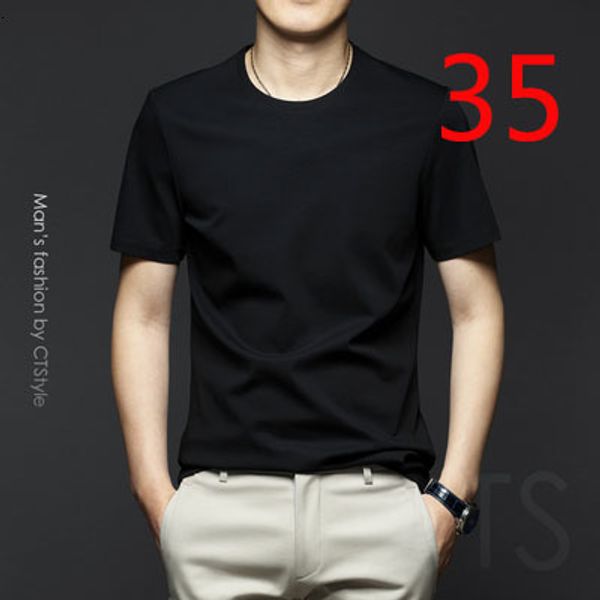 

mens tshirts fall product trend embroidered ribbed tshirt men 230419, White;black