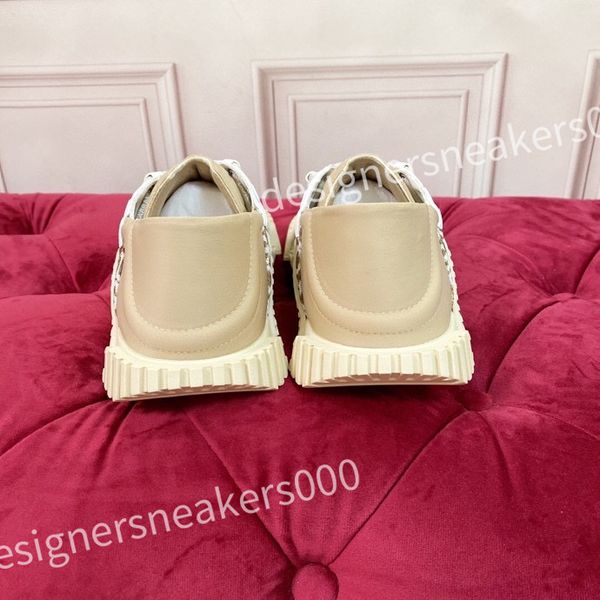 

fashion shoe designer women leather lace up sneakers color matching white black flat sole womens luxury casual shoes, Red;white