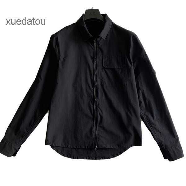 

*102 tide spring pure color simple lapel shirt men's korean slim long sleeve shirt leisure joker shirts 1 cp9y, White;black