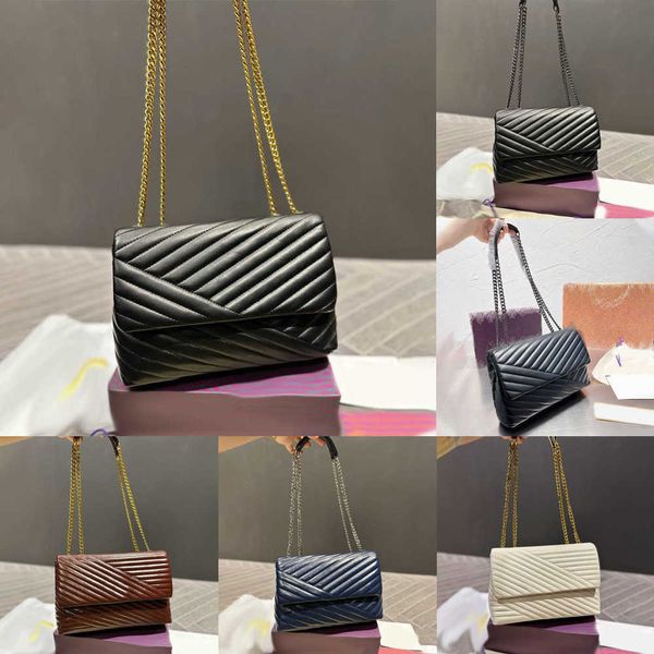 

shoulder bags luxurys handbags messenger women flap square designer bag quality leather chain crossbody handbags 221220