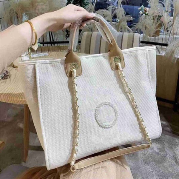 

70% off fashion pearl classic beach handbags bag canvas portable luxury trend big ladies backpack aw40