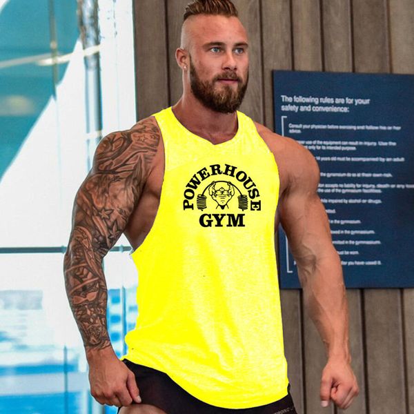 

men' tank bodybuilding clothing fitness vest men' sports vest gym workout sleeveless shirt 230419, White;black