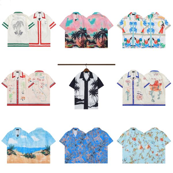 

men's casual shirts coconut island design beach refreshing short sleeve shirt summer vacation leisure home lapel couple size -3xl yy 3, White;black