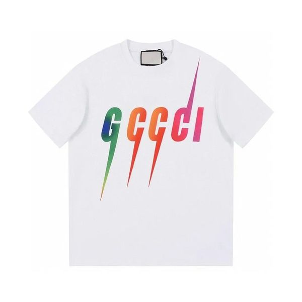 

men's t-shirts designer t shirt tees wear summer round neck sweat absorbing short sleeves outdoor breathable cotton printed lovers clot, White;black