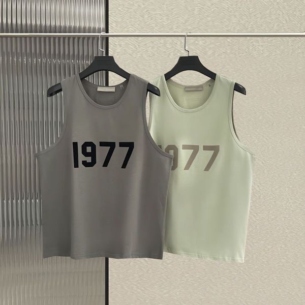 

mens designer vest t shirt casual short sleeve sleeveless fashion hip hop men vests cotton fitness running sports t shirts size s-xl.pd, White;black