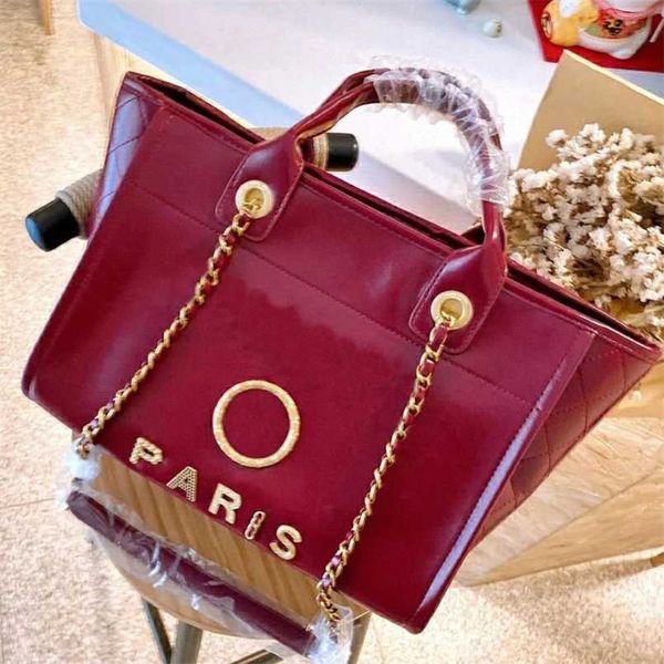 

women's classic luxury handbags beach metal badge tote bag designer small female capacity large leather one shoulder backpack qpbb us o