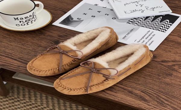 

beans cotton shoes sheepskin shearling tazz classic mules women men ultra mini platform boot slipon shoes suede upper wool comfor1388089, Black