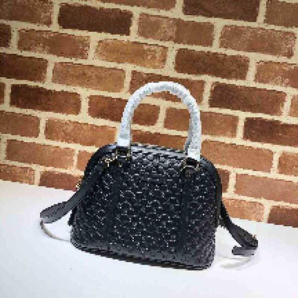 

luxury brand bags embossed hand-held crossbody shell 449654 woman embossing handbag leather shoulder ophid kgt9, Black;white