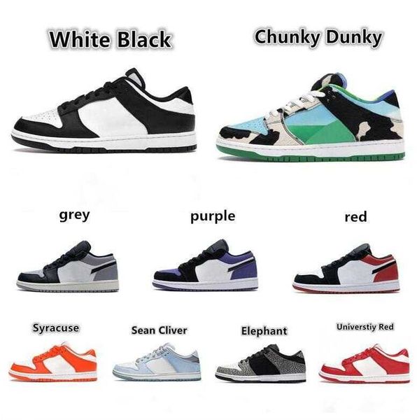 

retro low mens womens shoes new low chunky black white panda skate casual sneakers casual shoes
