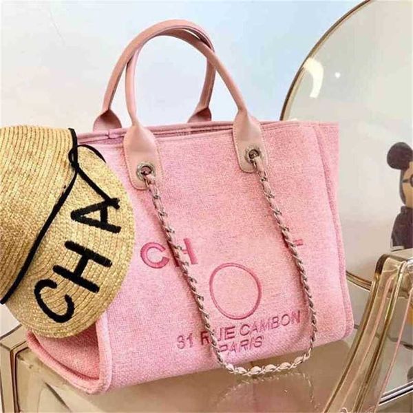 

50% off luxury women's large beach handbags canvas packs embroidered classic bag high big pack lfij