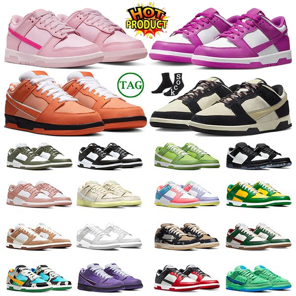 

triple pink designer casual shoes mens trainers lows reverse panda orange lobster active fuchsia medium curry women gai sports sneakers