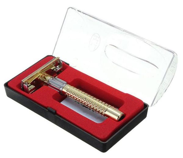 

new men039s safety handheld manual shaver double edge safety razor blade box6725169
