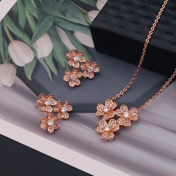 

flower silver pendant gold initial diamond cross pendant necklace set layered necklaces for women trendy designer fashion jewelry party wedd