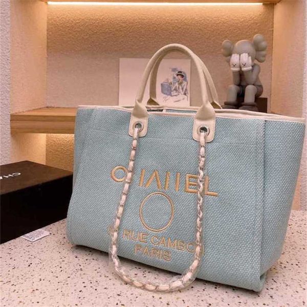 

50% off classics women's luxury handbags beach canvas embroidered chains packs bag small large pack ssai