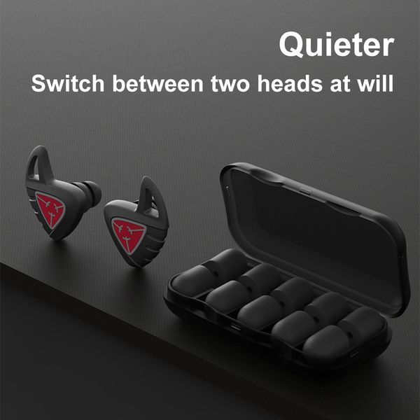 

snoring cessation earplugs silicone black sleep soundproof noise reduction tapones oido ruido ear plugs protection soft anti-snoring memory