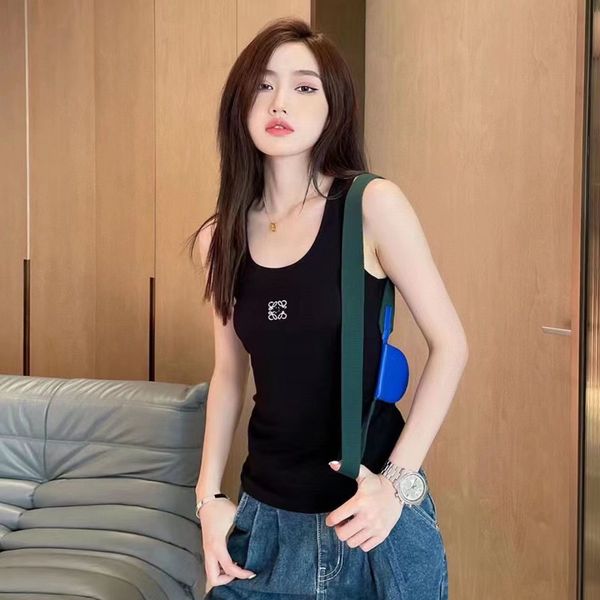 

womens tank designer shirts sleeveless yoga woman camisoles summer tees vest short shirt slim vests asian size s-xl, White