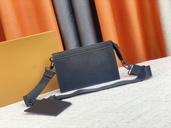 

men shoulder bags fashion casual pochette voyage designe luxury cross body messenger bag genuine leather embossing gaston wearable wallet ha
