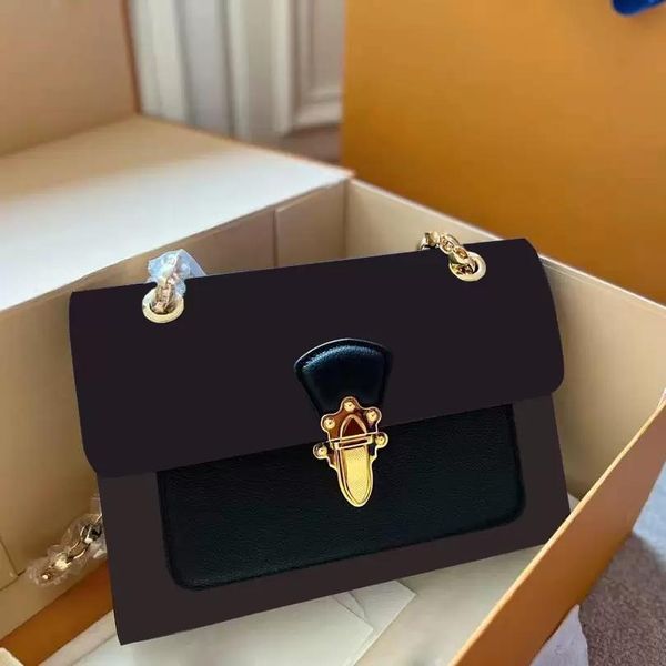 

2023 designers bags women shoulder bag handbag crossbody chain lady wallet versatile brown old flower leather handbags large capacity style, Black;red