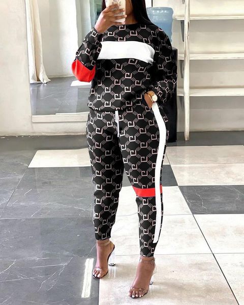 

pants 2022 women tracksuit casual two piece set spring autumn women's sets long sleeve sport pants lady trouser suits, White