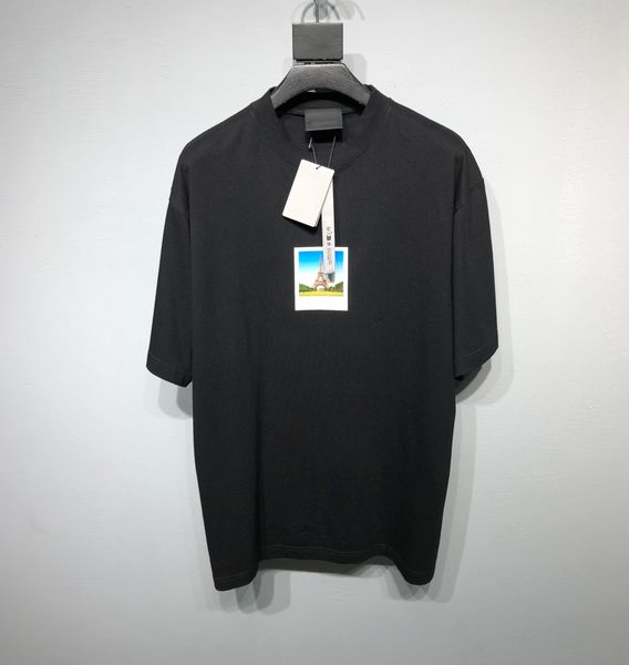

men's plus tees & polos round t-shirt plus size neck embroidered and printed polar style summer wear with street pure cotton w2rf, Black;brown