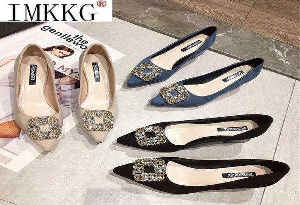 

elegant decoration women pumps chunky heel high heels fashion suede midheel shallow mouth work single shoes 2110258177043, Black