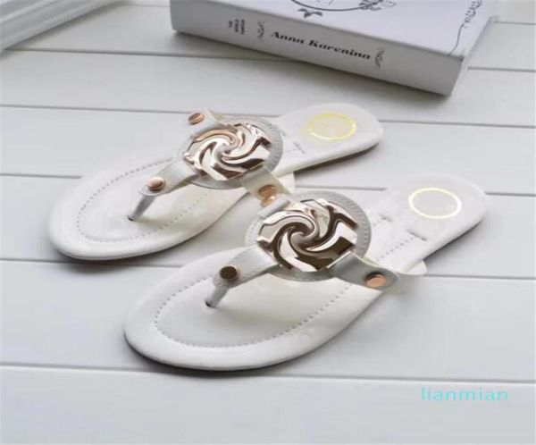 

women beach slippers summer fashion woman flip flops leather lady slipper flat ladies comfortable sandals g818179356559, Black