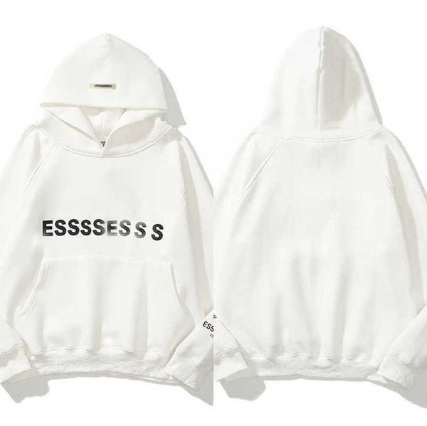 

men's classics luxury tracksuits esss ential sweatshirts letter hoodies men women sportswear hooded pant coat sweater pullover couple, Gray