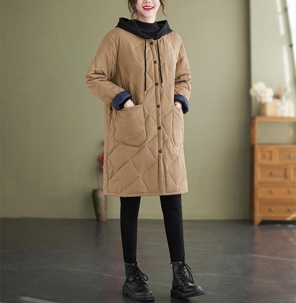 

leather plus size women's spring autumn 2022 new coats loose hooded casual jackets oversized outerwear female black coats