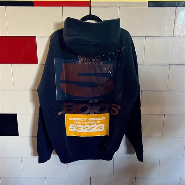 

2023 hoodie men's high street quality printed pants hoodie set294h, Black;brown