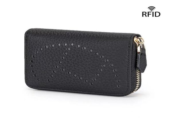 

fashion wallet short card holder rfid women zipper wallets coin purse moneybag bussiness card bag5889345, Red;black