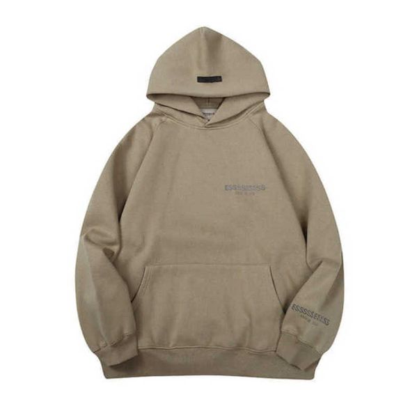 

luxury classics men's sweatshirts esss entials tracksuits letter hoodies men women sportswear hooded pant coat sweater pullover couple, Gray