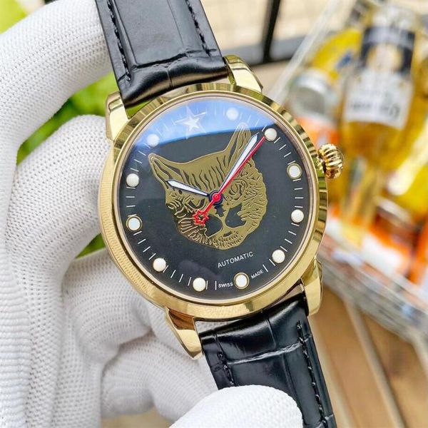 

mens designer watches with letters automatic mechanical women wrist watch 40mm bezel stainless steel case boutique wr278p, Slivery;brown