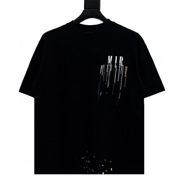 

men's plus tees & polos round neck embroidered and printed polar style summer wear with street pure cotton b r228b, Black;brown