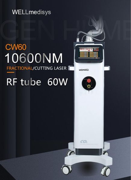 

professional 1060nm co2 fractional laser stretch marks skin scars removal remove vaginal tightening machine with coherent laser emitter, Black